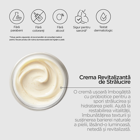 Revox B77 Skintreats Biotic Revitalising Radiance Cream crema revitalizanta pentru o piele mai luminoasa