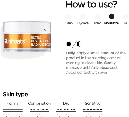 Revox B77 Skintreats Biotic Revitalising Radiance Cream ревитализиращ крем за озаряване на лицето