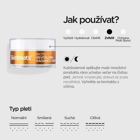 Revox B77 Skintreats Biotic Revitalising Radiance Cream revitalizační krém pro rozjasnění pleti