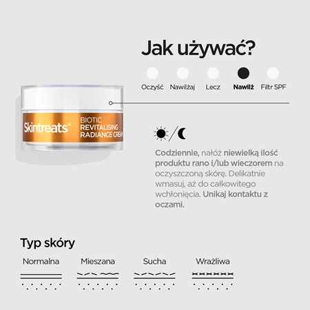 Revox B77 Skintreats Biotic Revitalising Radiance Cream krem rewitalizujący z efektem rozświetlającym