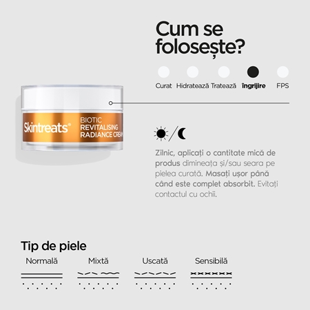 Revox B77 Skintreats Biotic Revitalising Radiance Cream crema revitalizanta pentru o piele mai luminoasa