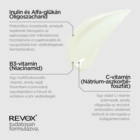 Revox B77 Skintreats Biotic Rebalancing Smoothing Gel gyengéd géles krém a sima és matt arcbőrért