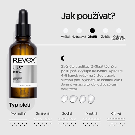 Revox B77 JUST Retinal sérum proti stárnutí pleti