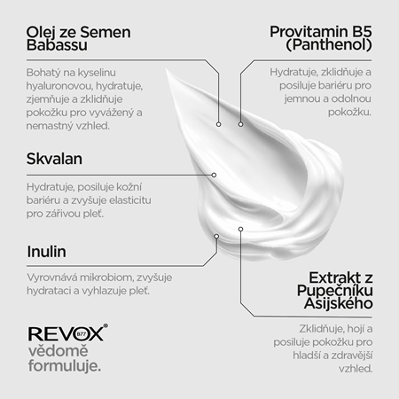 Revox B77 JUST Provitamin B5 and Centella hydratační balzám pro zklidnění pleti