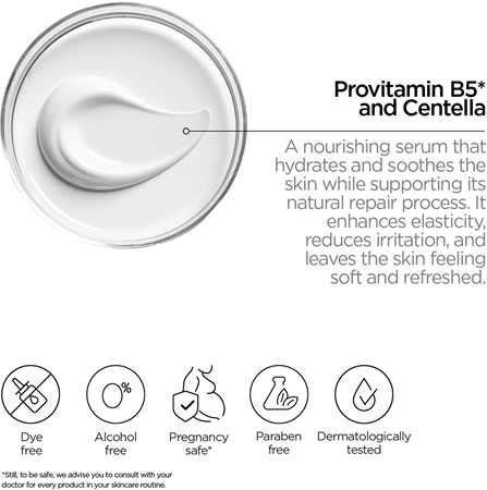 Revox B77 JUST Provitamin B5 and Centella baume hydratant pour apaiser la peau