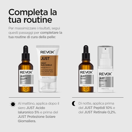 Revox B77 JUST Multi-Peptide siero lisciante per il contorno occhi