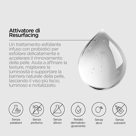Revox B77 Skintreats Biotic Resurfacing Activator siero esfoliante levigante illuminante