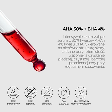 Revox B77 JUST AHA 30% + BHA 4% serum wygładzająco-złuszczające do odnowy powierzchni skóry