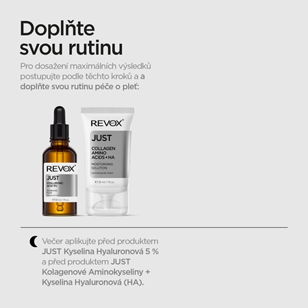 Revox B77 JUST AHA 30% + BHA 4% vyhlazující exfoliační sérum pro obnovu povrchu pleti