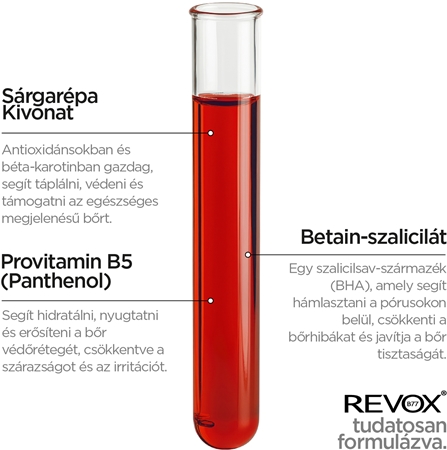 Revox B77 JUST AHA 30% + BHA 4% feszesítő hámlasztó szérum a bőr felszínének megújítására