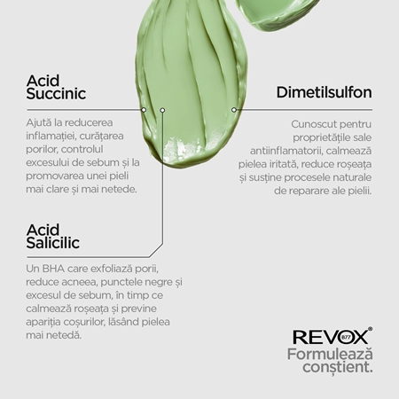 Revox B77 JUST Succinic Acid tratament local impotriva acneei