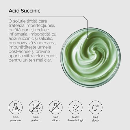 Revox B77 JUST Succinic Acid tratament local impotriva acneei