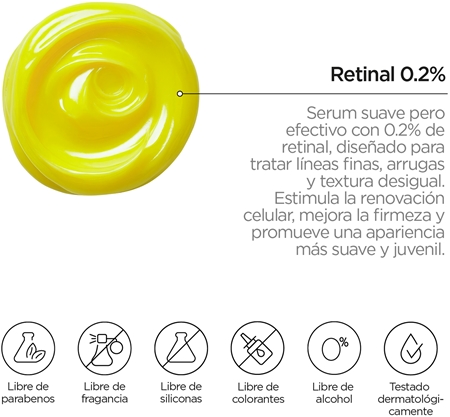 Revox B77 JUST Retinal 0.2% Fluid loción multicorrectora antienvejecimiento