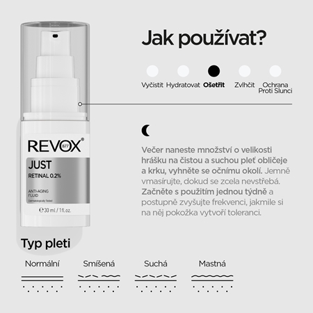 Revox B77 JUST Retinal 0.2% Fluid multikorekční fluid proti stárnutí pleti