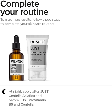 Revox B77 JUST Retinol 0.3% + Niacinamide 5% hydratačná vyhladzujúca emulzia proti starnutiu pleti