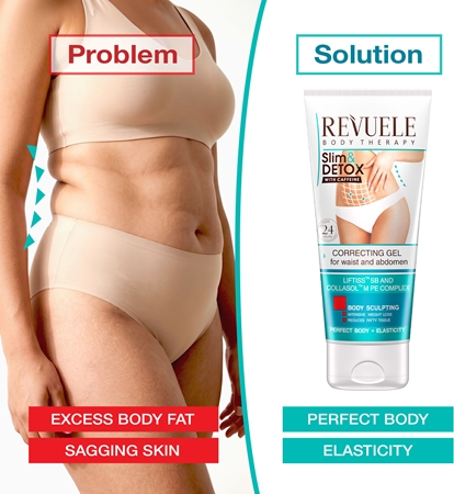 Revuele Slim & Detox With Caffeine Firming Gel for the belly and hips