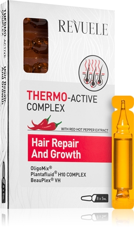 Revuele Thermo-Active Complex Hair Repair And Growth ампули за растеж на косата и укрепване от корените