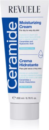 Revuele Ceramide Moisturizing Cream creme hidratante para rosto e corpo para pele seca a muito seca