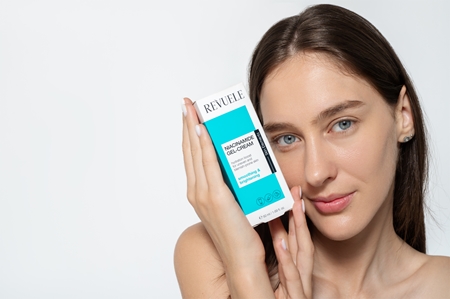 Revuele Niacinamide Gel-Cream Moisturizing Fluid to brighten and smooth the skin