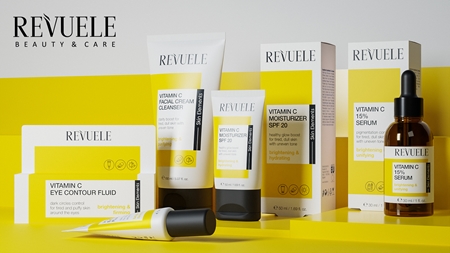 Revuele Vitamin C Eye Contour Fluid crème illuminatrice yeux anti-cernes