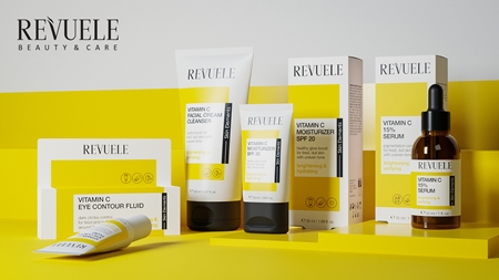 Revuele Vitamin C Facial Cream Cleanser κρέμα για ντεμακιγιάζ και καθαρισμό για λαμπρότητα και ενυδάτωση