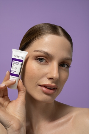 Revuele Retinol Eye Contour Gel gel hydratant yeux anti-rides et anti-cernes