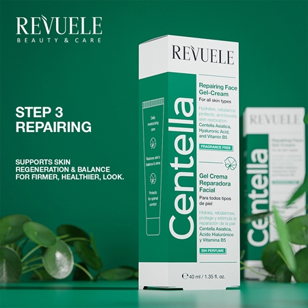 Revuele Centella gel-crème hydratant pour la régénération de la peau
