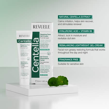 Revuele Centella gel-crème hydratant pour la régénération de la peau