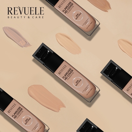 Revuele Flawless HD Cover Foundation fond de teint léger pour un look parfait
