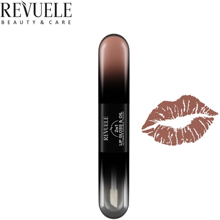 Revuele 2IN1 Lip Gloss & Oil brillant à lèvres 2 en 1