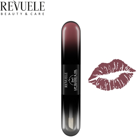 Revuele 2IN1 Lip Gloss & Oil brillant à lèvres 2 en 1