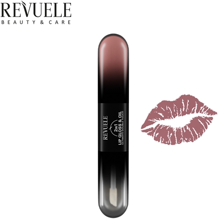 Revuele 2IN1 Lip Gloss & Oil brillant à lèvres 2 en 1