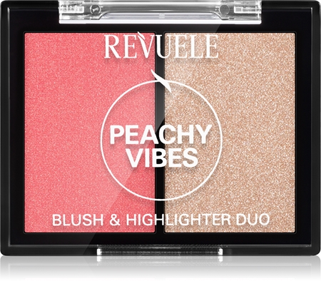 Revuele Blush & Highlighter Duo Vaigu sārtums ar izgaismotāju