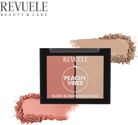 Revuele Blush & Highlighter Duo Põsepuna säraga
