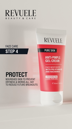 Revuele Pure Skin Anti-Pimple crème légère hydratante pour peaux à problèmes, acné