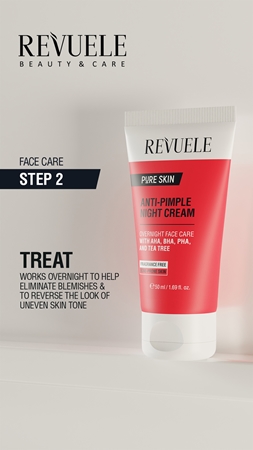 Revuele Pure Skin Anti-Pimple crème de nuit anti-acné