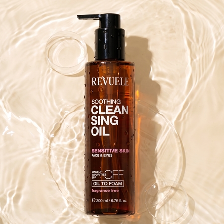 Revuele Cleansing Oil Soothing huile nettoyante apaisante peaux sensibles