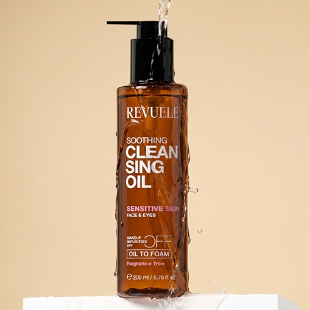 Revuele Cleansing Oil Soothing huile nettoyante apaisante peaux sensibles