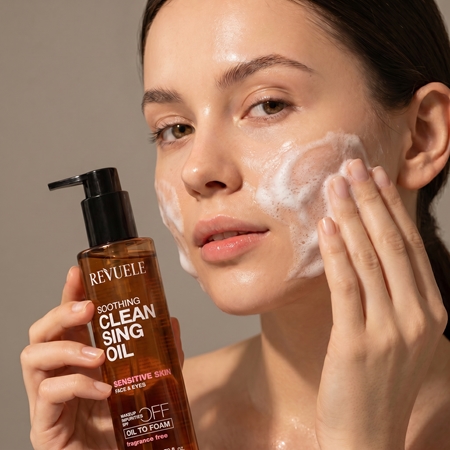 Revuele Cleansing Oil Soothing huile nettoyante apaisante peaux sensibles