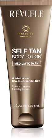 Revuele Paradise Bronze Self Tan Body Lotion samoopaľovacie mlieko pre postupné opálenie