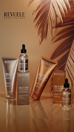 Revuele Paradise Bronze Self Tan Body Lotion Gradual Self Tanning Lotion