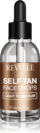 Revuele Paradise Bronze Self Tan Face Drops gotas autobronzeadoras para rosto