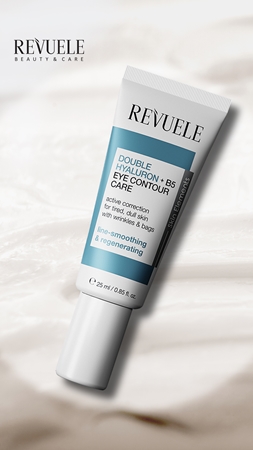 Revuele Double Hyaluron + B5 Eye Contour Care crème hydratante yeux anti-rides