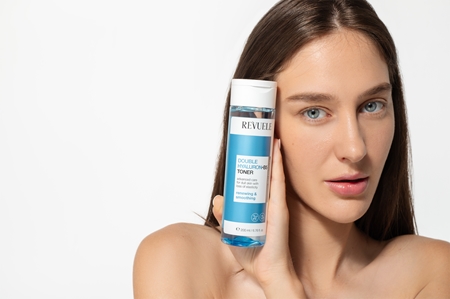 Revuele Double Hyaluron + B5 Toner lotion tonique hydratante avec effet revitalisant