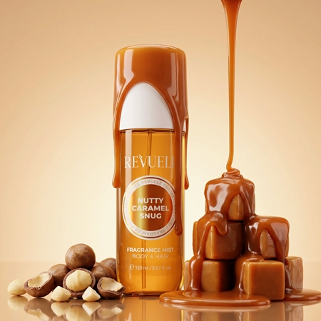 Revuele Nutty Caramel Snug Fragrance Mist scented mist for body and hair for women