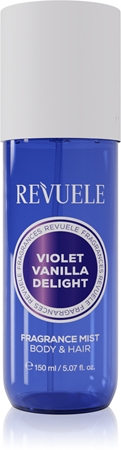 Revuele Violet Vanilla Delight Fragrance Mist Brume parfumée corps et cheveux pour femme