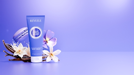 Revuele Violet Vanilla Delight Fragranced Hydrating Body Cream Moisturizing Body Cream