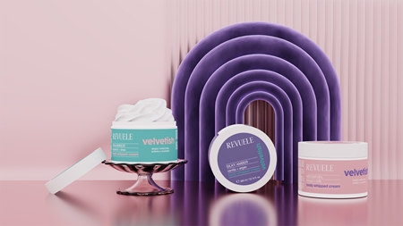 Revuele Velvetish Palm Breeze Body Whipped Cream Moisturizing Body Cream