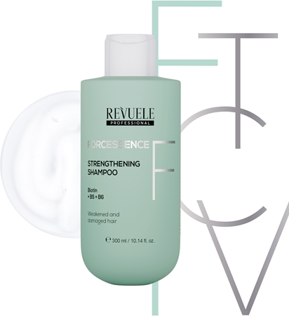 Revuele Professional Forcessence Strengthening Energising Shampoo for damaged and fragile hair