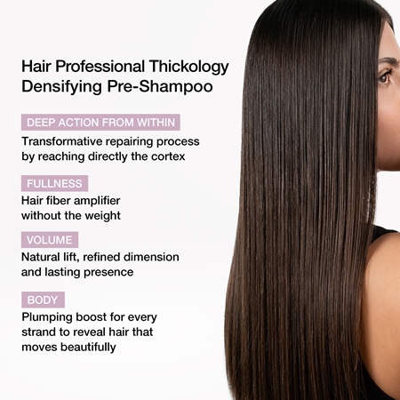 Revuele Professional Thickology Densifying Pre-Shampoo Nourishing Treatment for fine hair and hair without volume